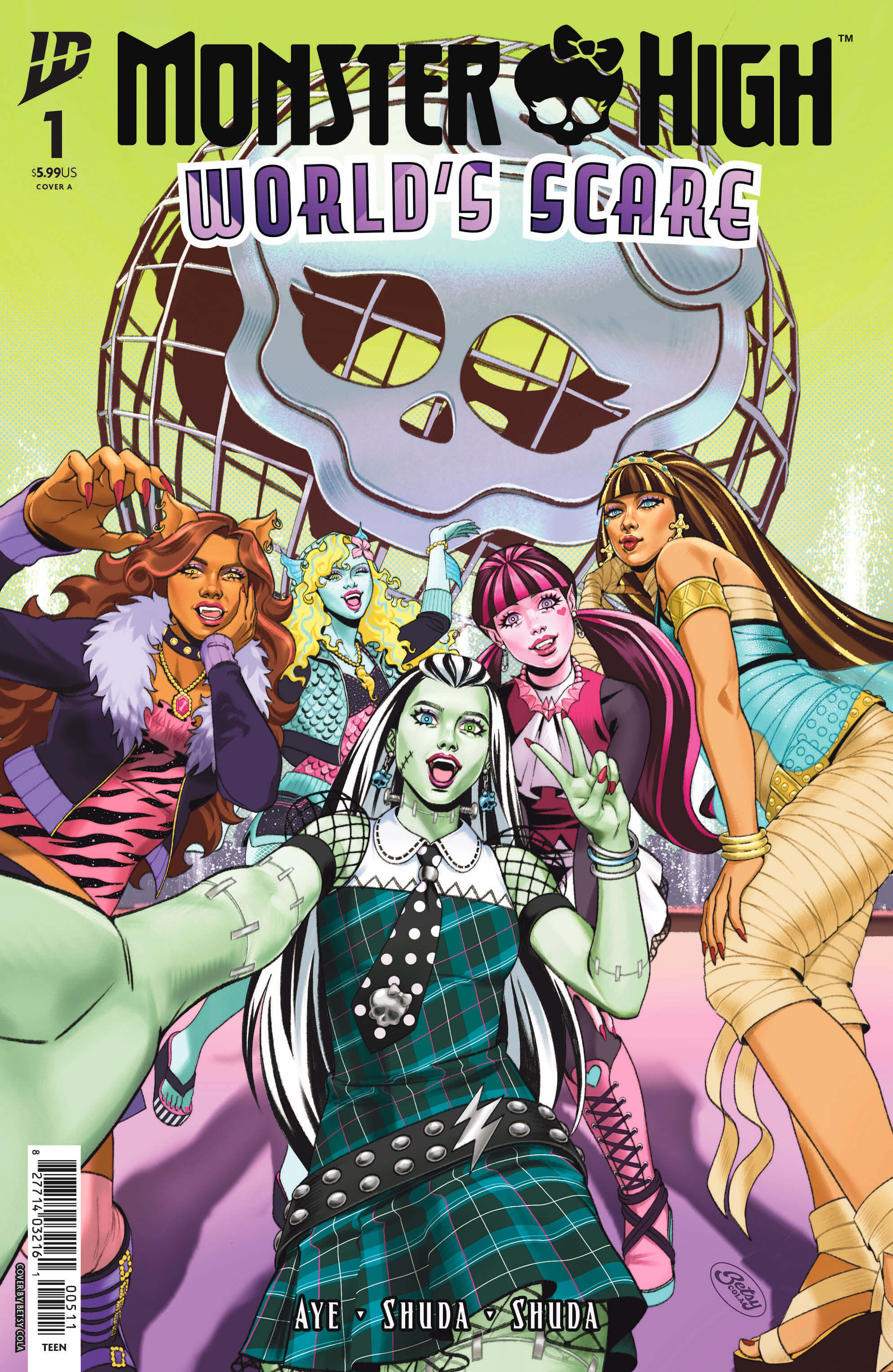 Mattel and IDW Publishing Announce New Comic Series “Monster High: World’s Scare”