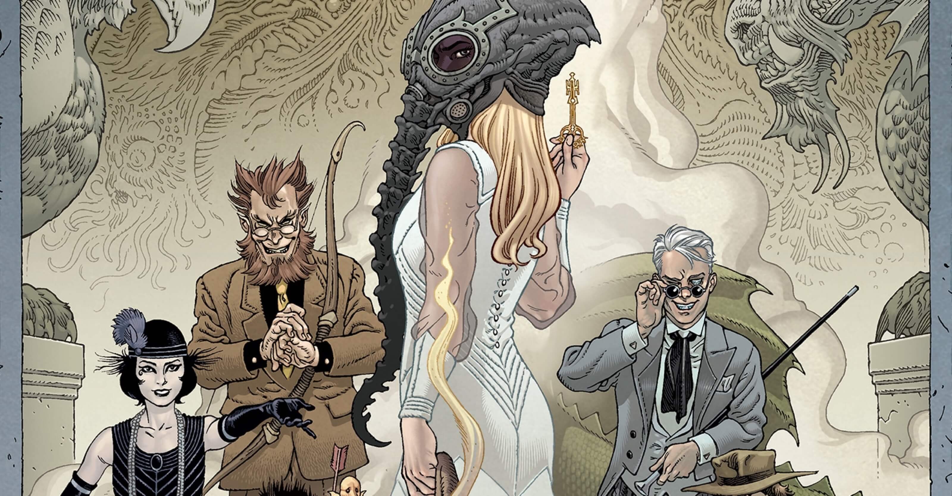 IDW Previews Four Tantalizing Pages from 2021's Most Hotly Anticipated Comic Book Crossover, LOCKE & KEY / THE SANDMAN UNIVERSE: HELL & GONE