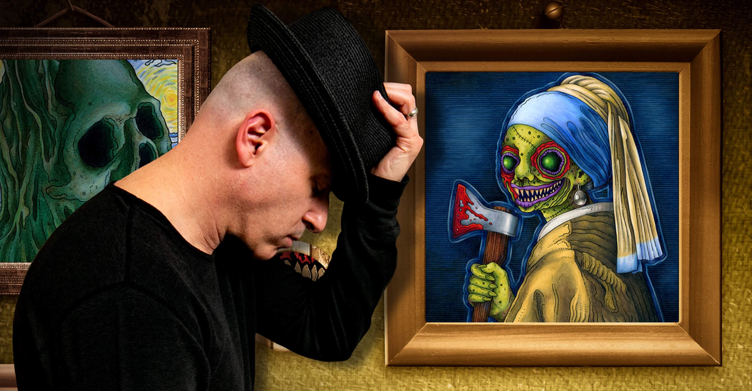 Beauty of Horror Creator Alan Robert Tips His Hat To The Masters With Famous Monsterpieces