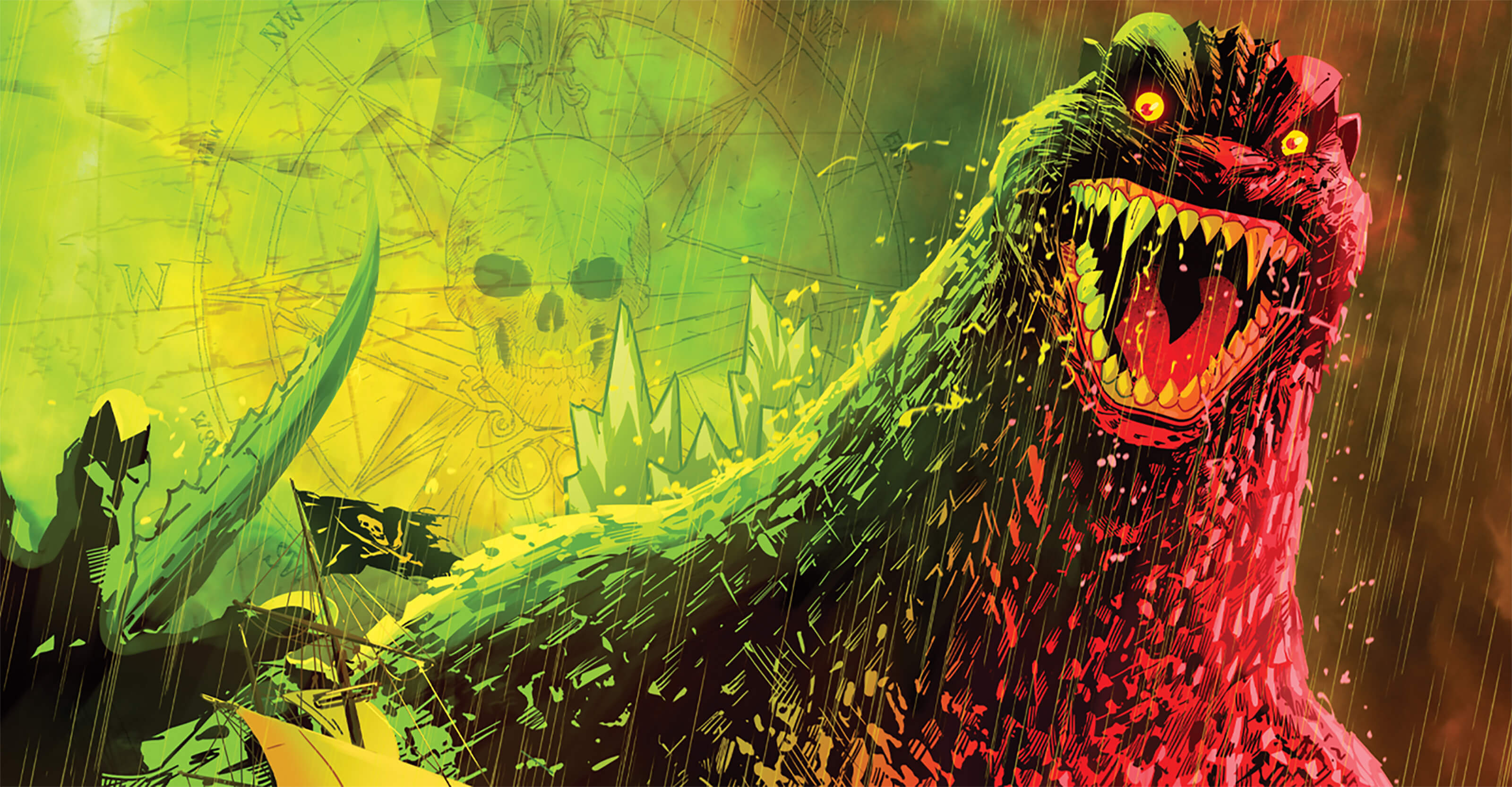 Beware the Maritime Menaces of Monster Island in Godzilla: Here There Be Dragons