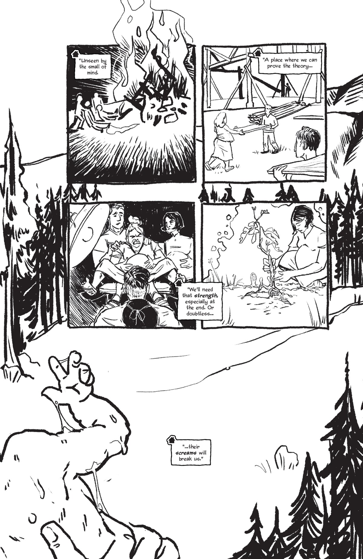 You'll Never Leave This Place Alive #1: B&W Preview NYCC Ashcan