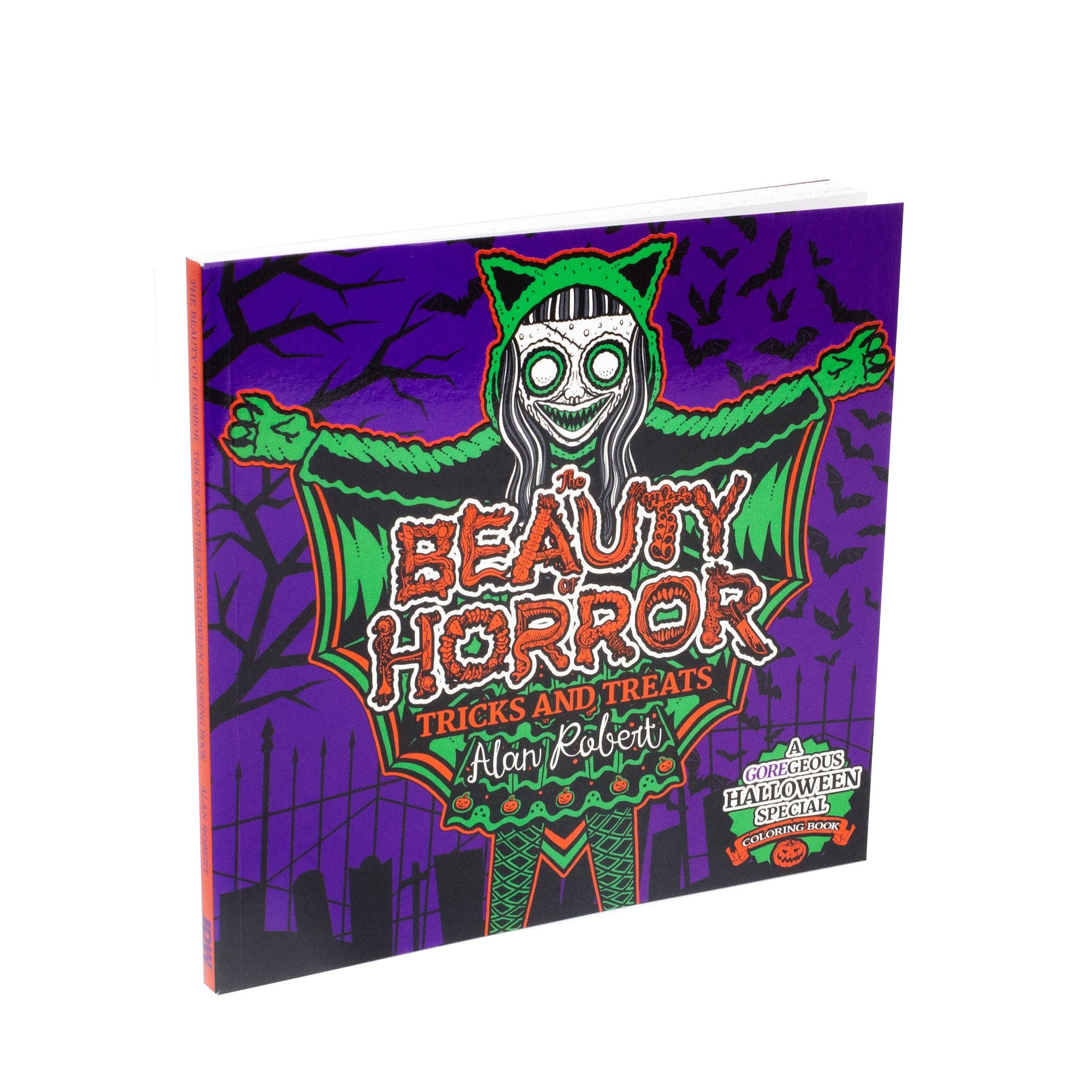 The Beauty of Horror: Tricks and Treats Halloween Coloring Book