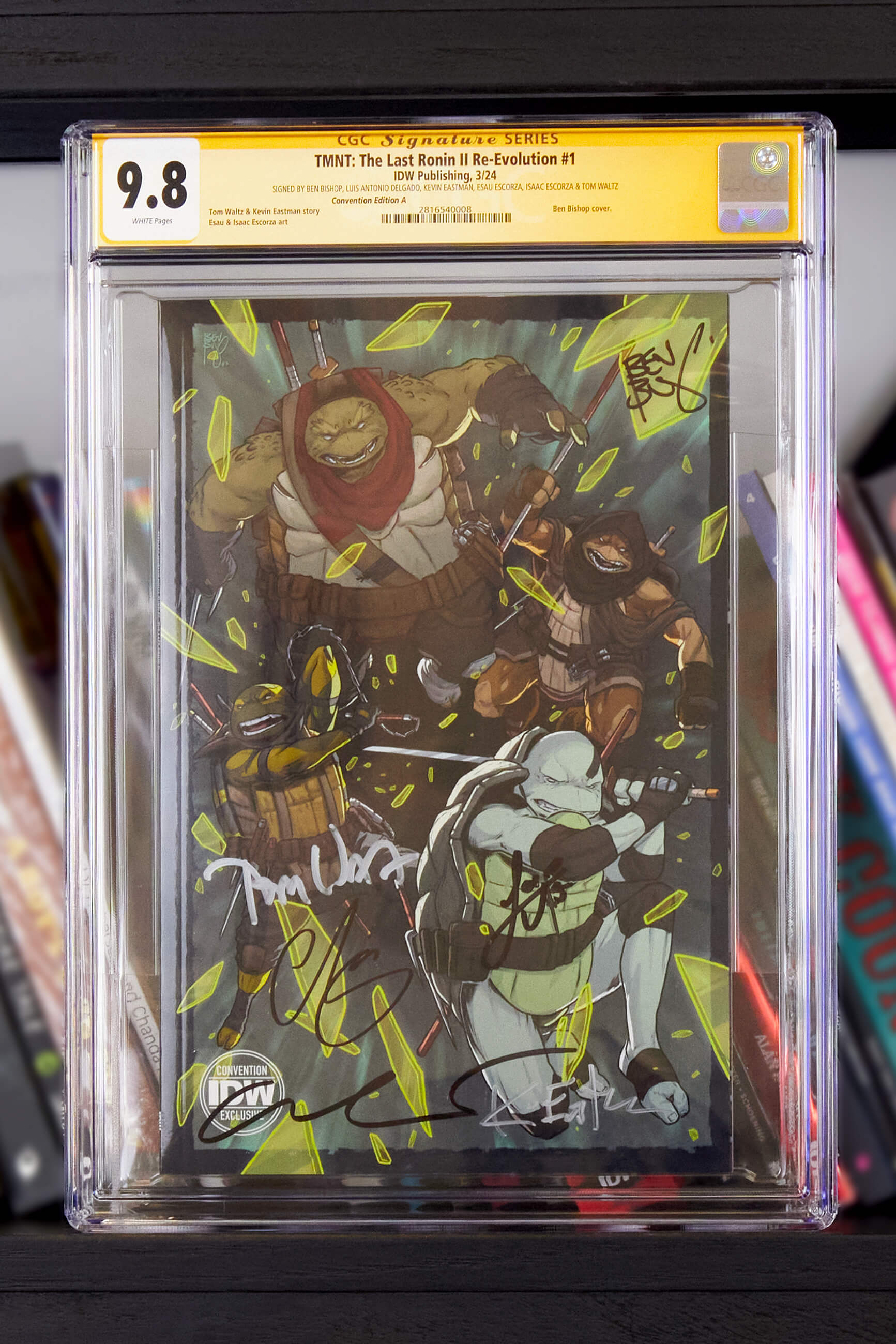 Teenage Mutant Ninja Turtles: The Last Ronin II--Re-Evolution #1 Convention Exclusive Non-Lenticular - Signed and CGC Graded
