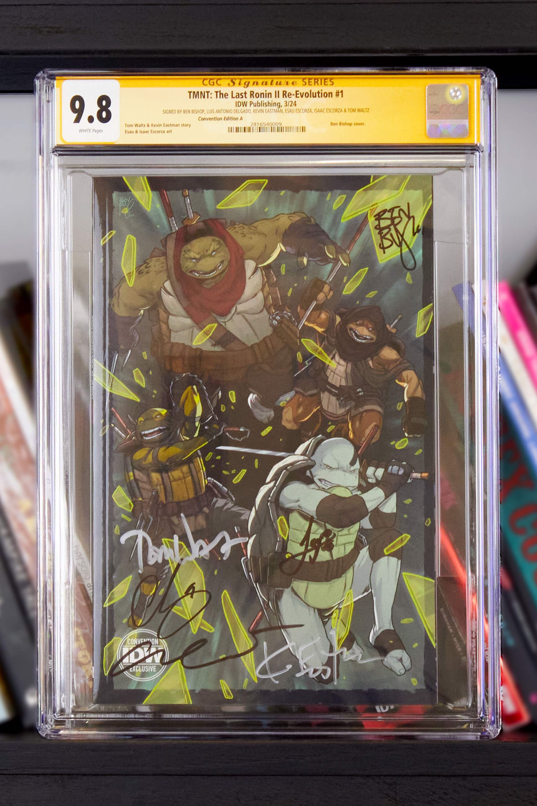 Teenage Mutant Ninja Turtles: The Last Ronin II--Re-Evolution #1 Convention Exclusive Non-Lenticular - Signed and CGC Graded