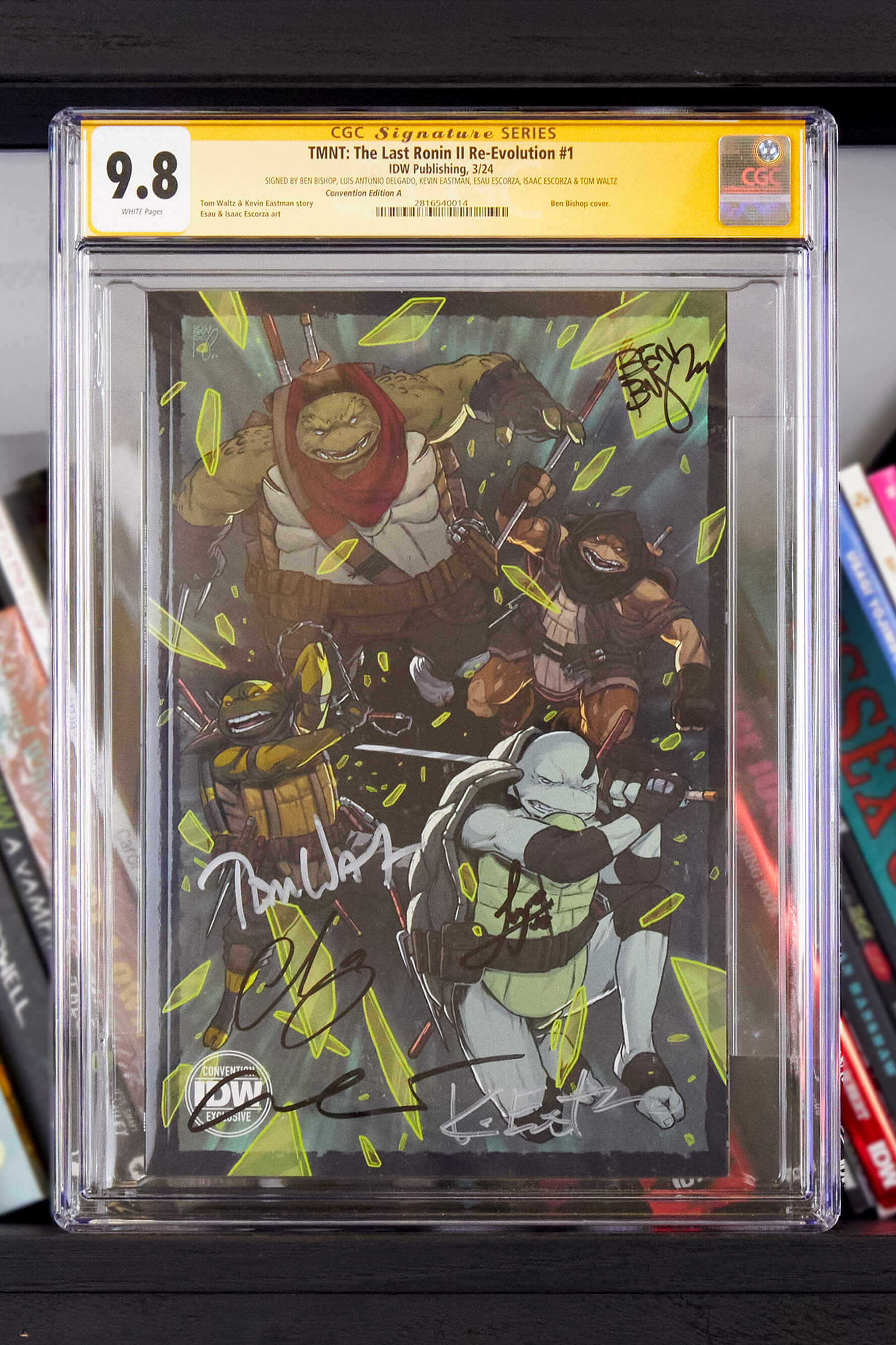 Teenage Mutant Ninja Turtles: The Last Ronin II--Re-Evolution #1 Convention Exclusive Non-Lenticular - Signed and CGC Graded
