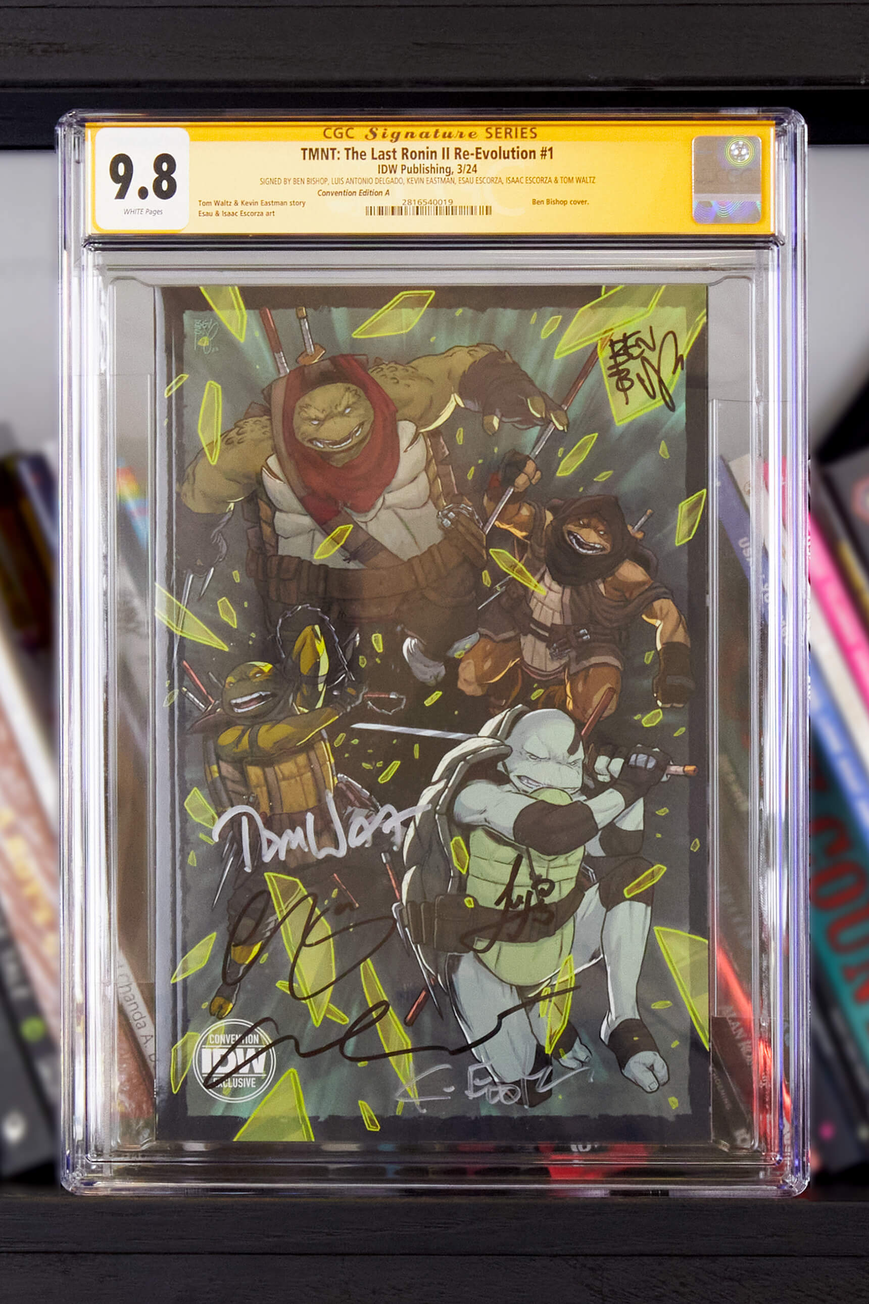 Teenage Mutant Ninja Turtles: The Last Ronin II--Re-Evolution #1 Convention Exclusive Non-Lenticular - Signed and CGC Graded