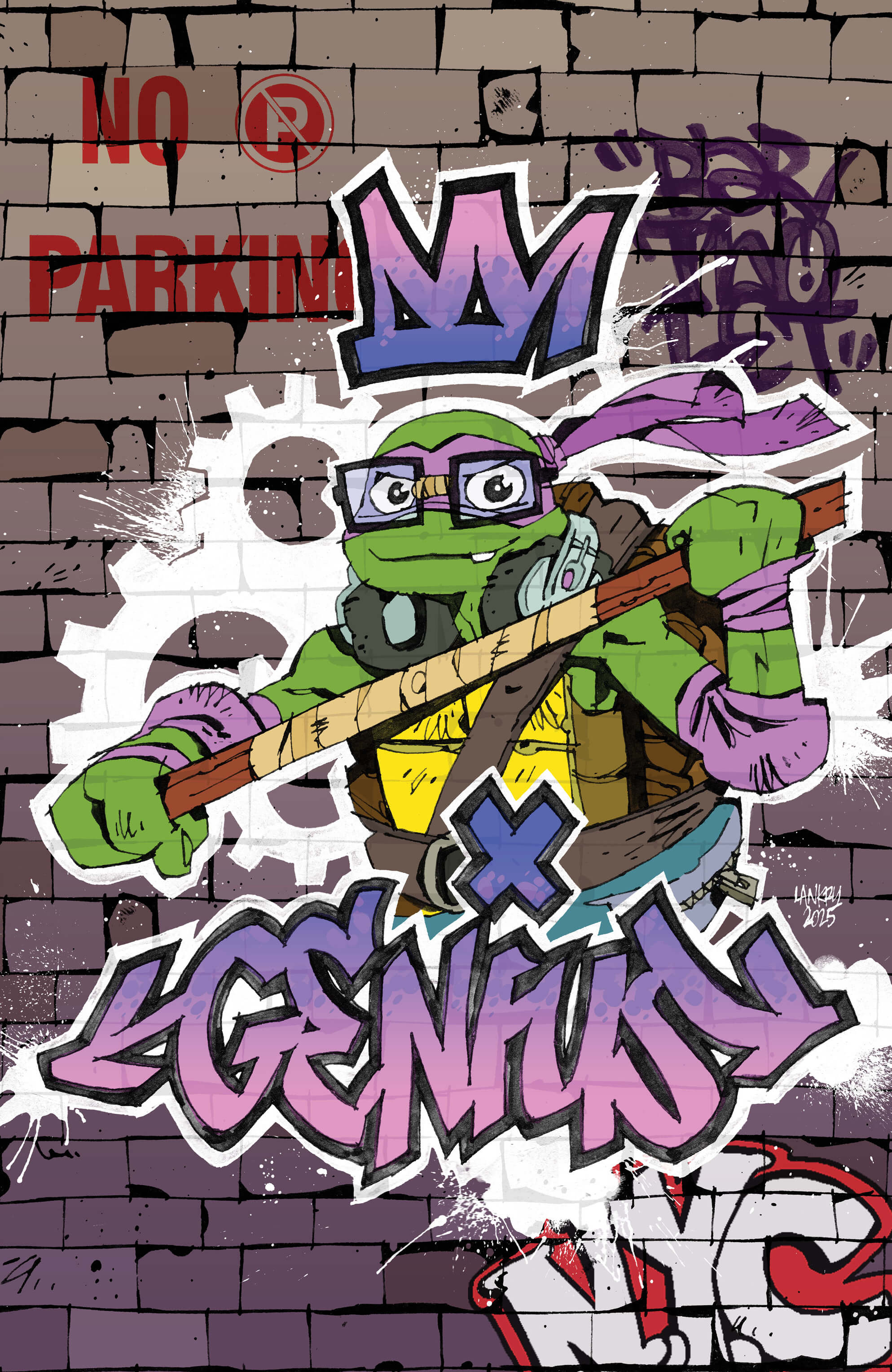 Tales of the Teenage Mutant Ninja Turtles #2 Variant RI (25) (Lankry Mural Full Art)