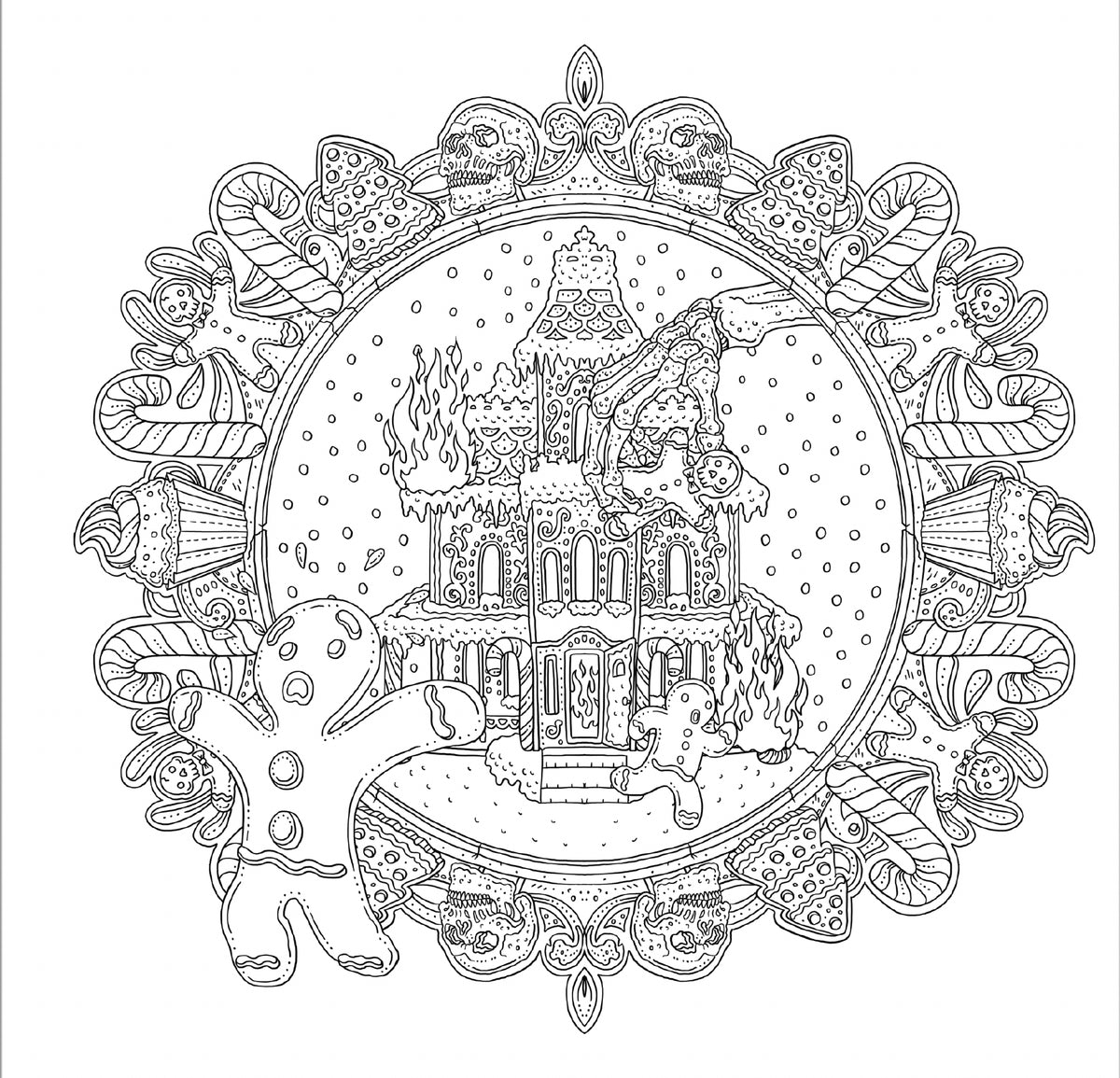 The Beauty of Horror: Haunted Holidays Coloring Book
