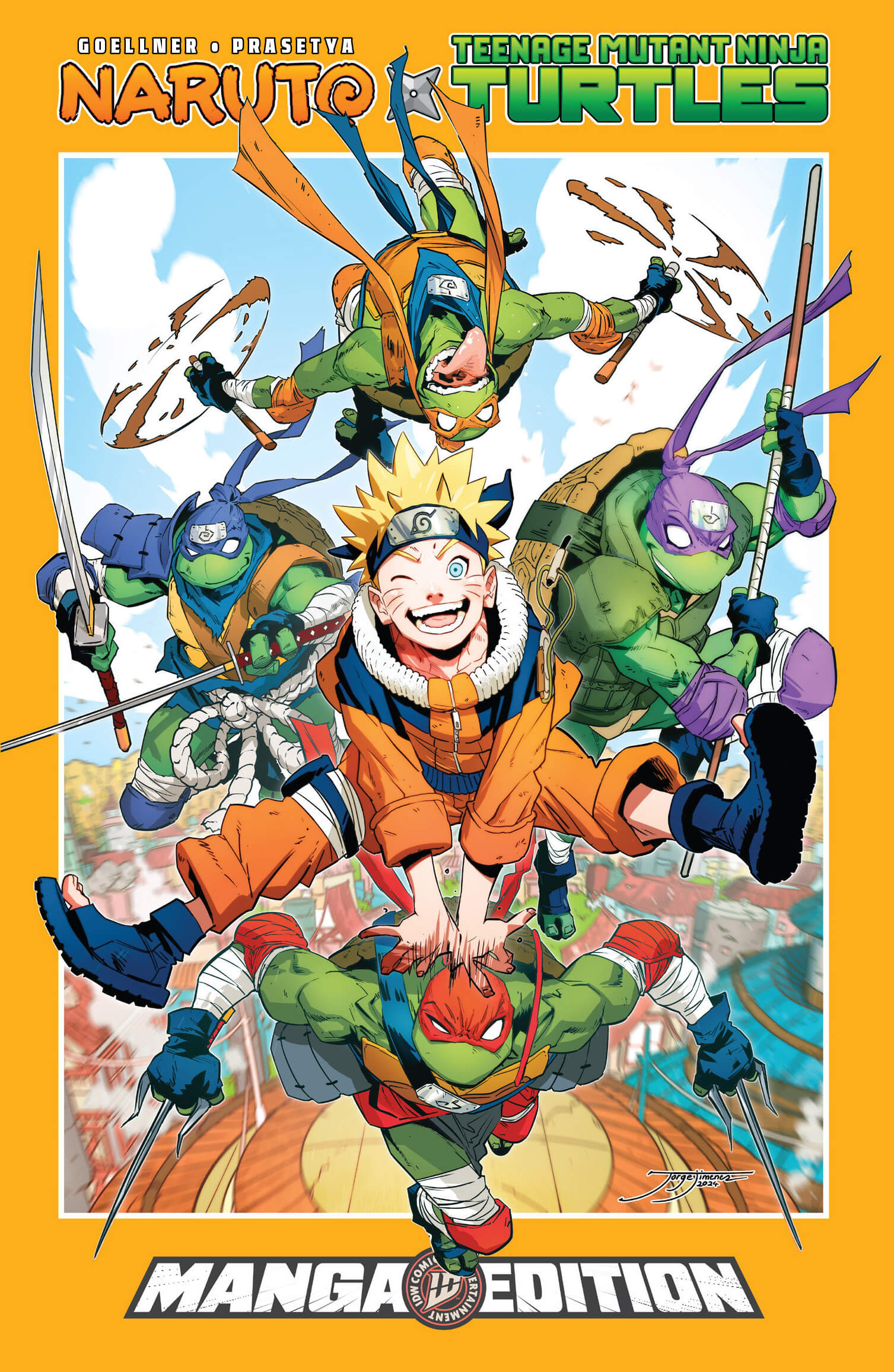 Naruto x Teenage Mutant Ninja Turtles--Manga Style Edition