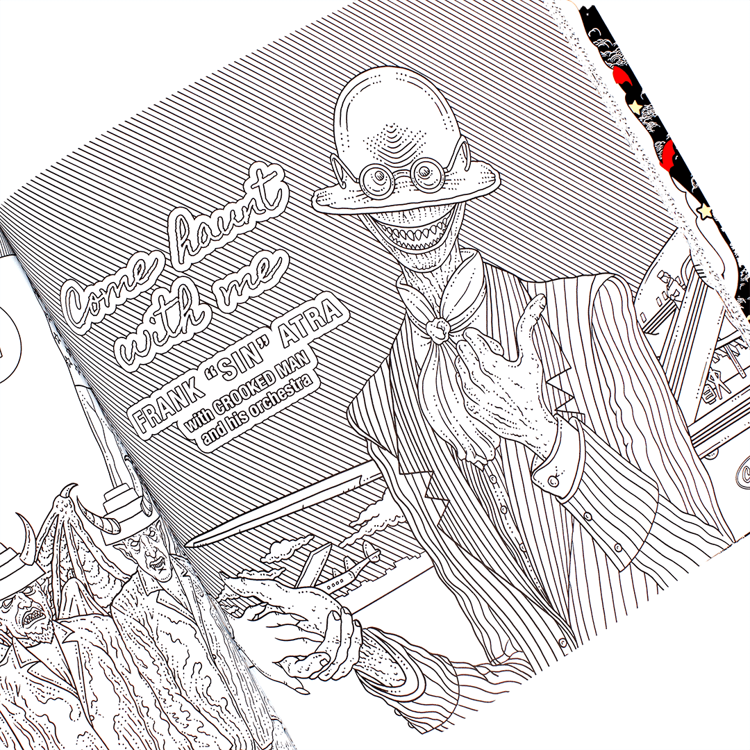 The Beauty of Horror 7: Backwards Records Coloring Book
