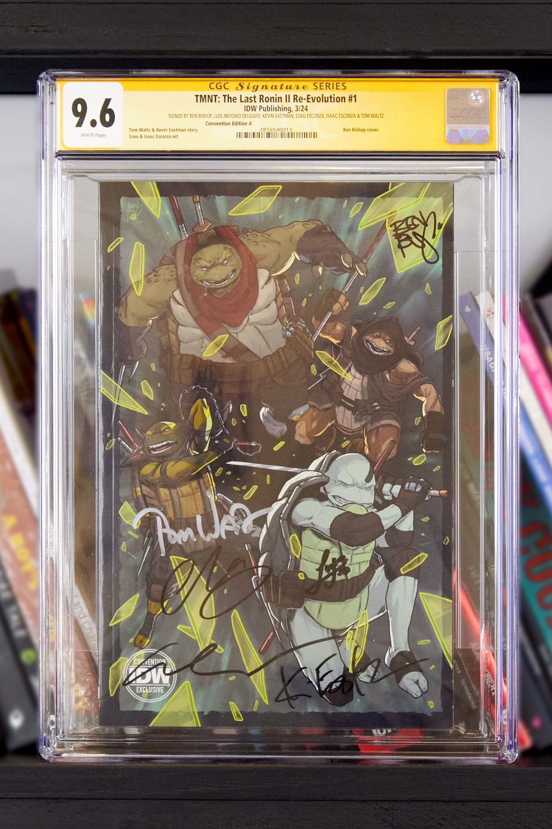 Teenage Mutant Ninja Turtles: The Last Ronin II--Re-Evolution #1 Convention Exclusive Non-Lenticular - Signed and CGC Graded
