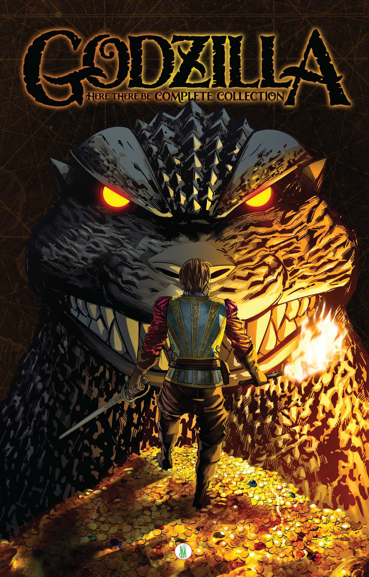Godzilla: Here There Be Complete Collection - IDW Exclusive Signed Hardcover