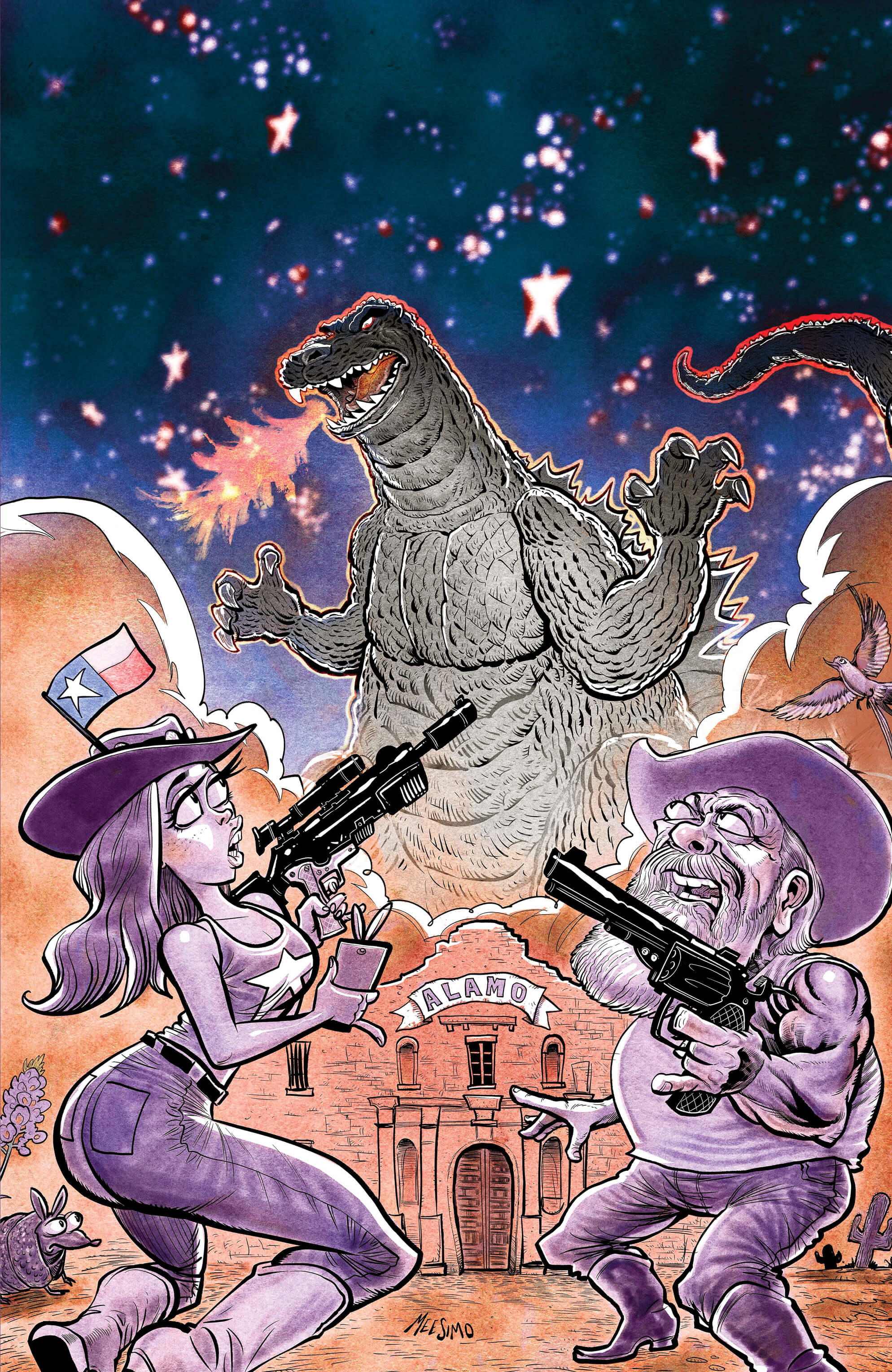 Godzilla Vs. America: Texas - IDW Exclusive