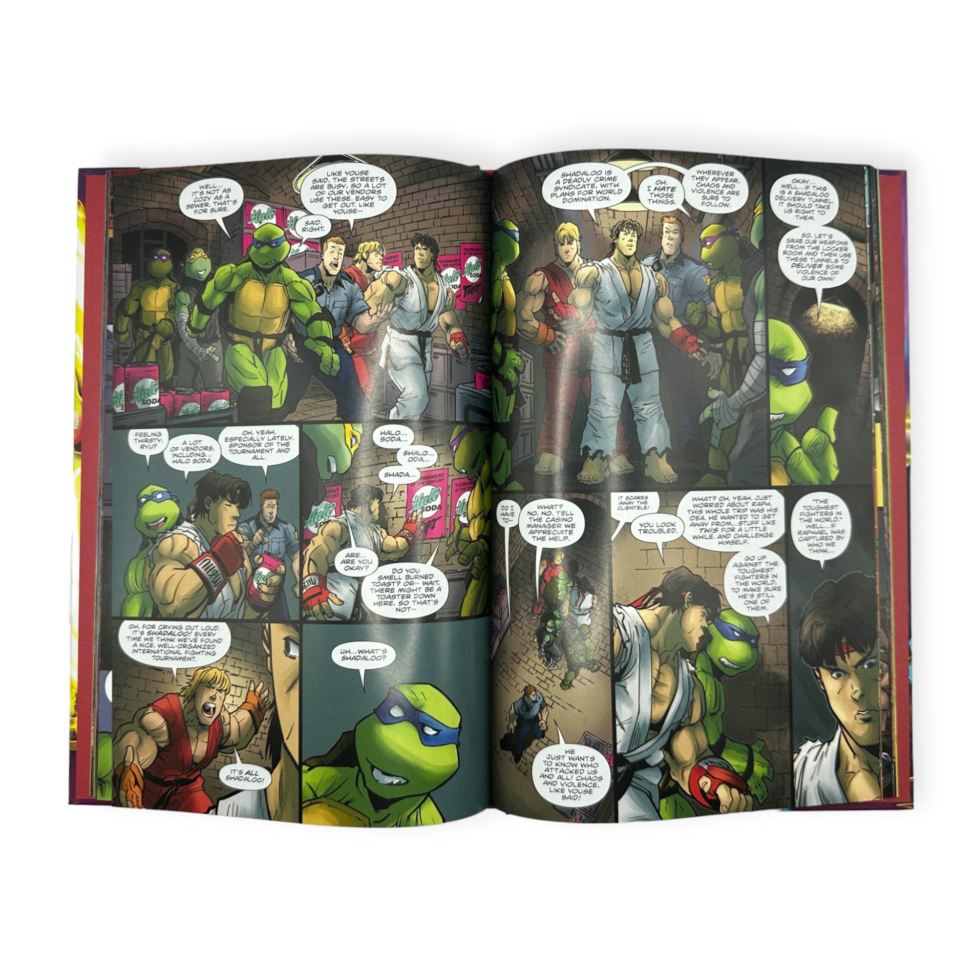 Teenage Mutant Ninja Turtles Vs. Street Fighter - IDW Exclusive Hardcover