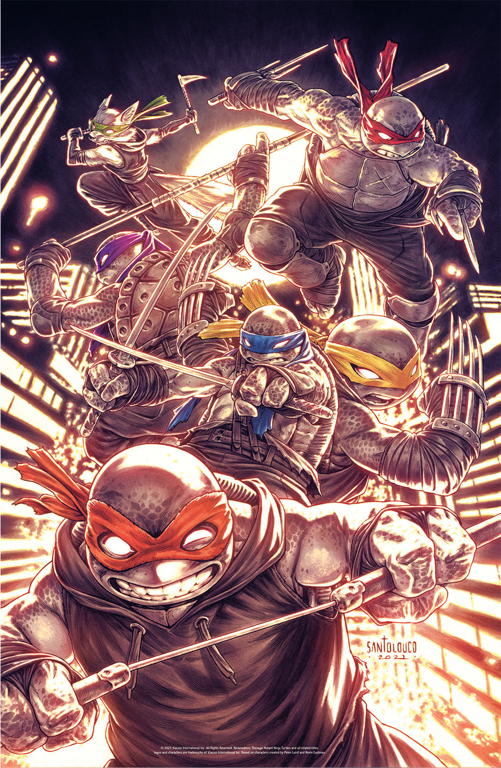 Teenage Muntant Ninja Turtles #125 Litho
