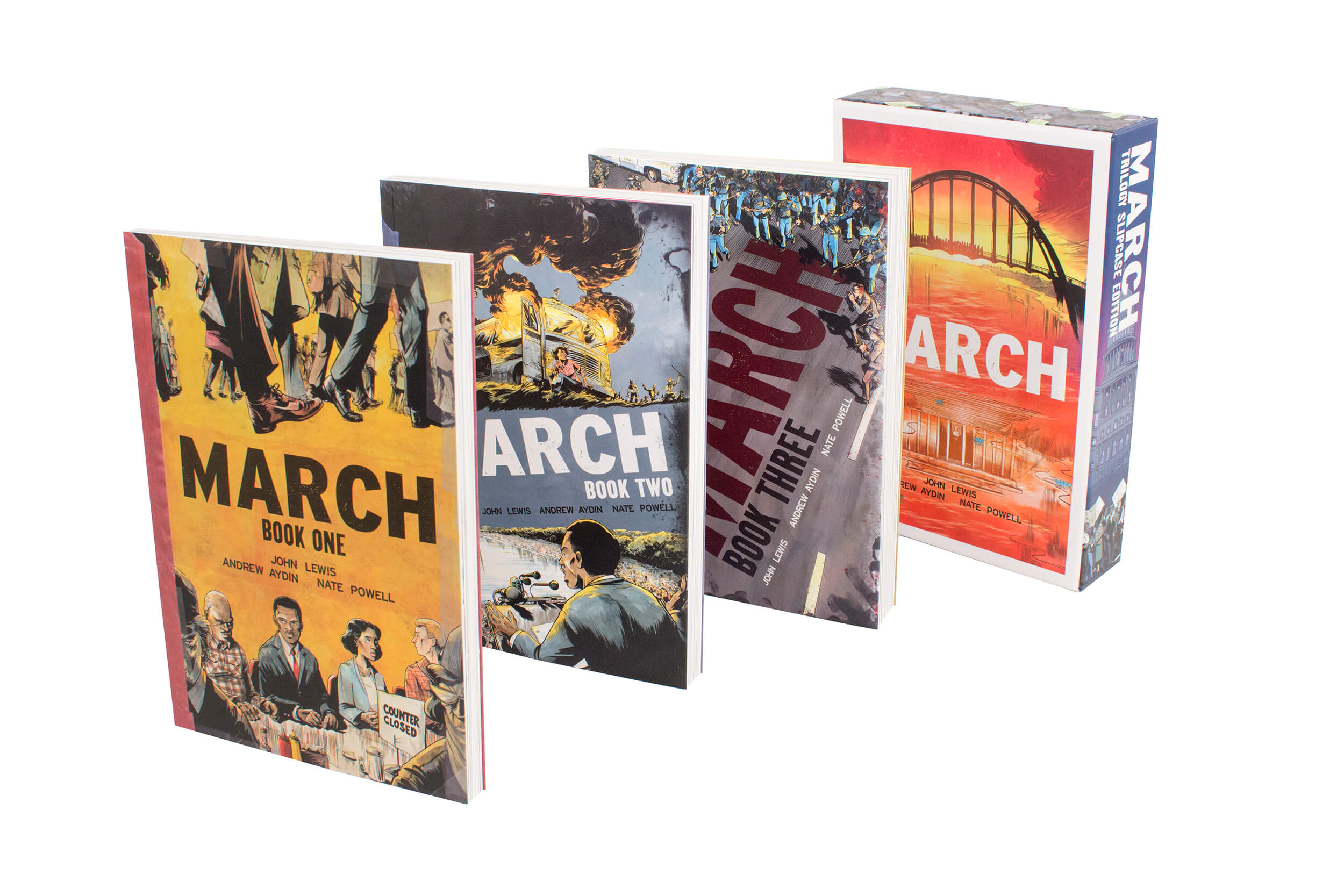 March Trilogy Slipcase Set