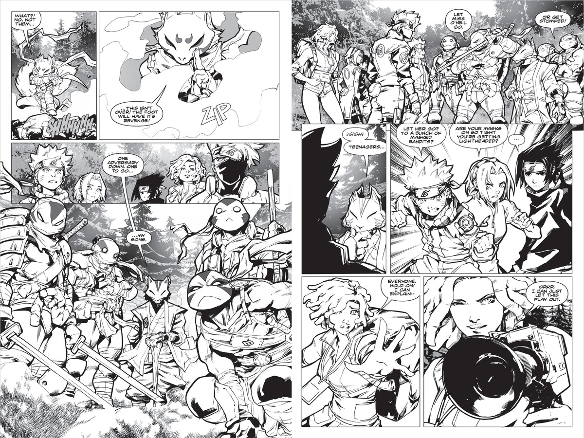 Naruto x Teenage Mutant Ninja Turtles--Manga Style Edition