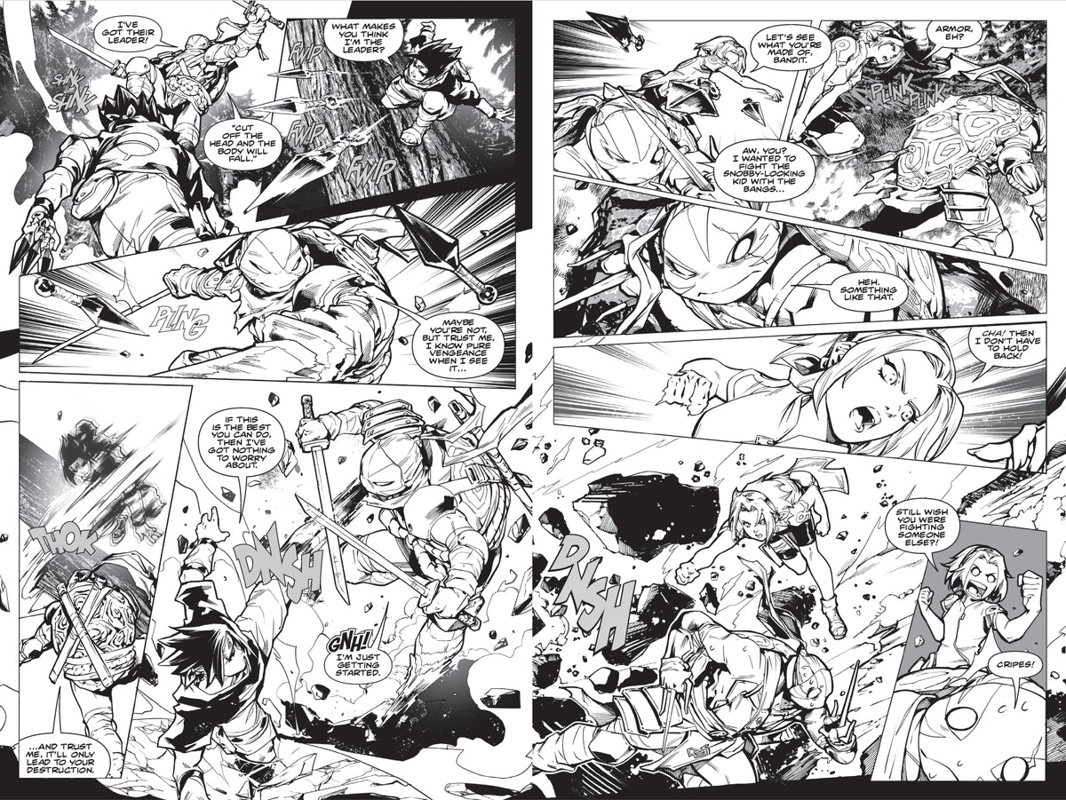 Naruto x Teenage Mutant Ninja Turtles--Manga Style Edition