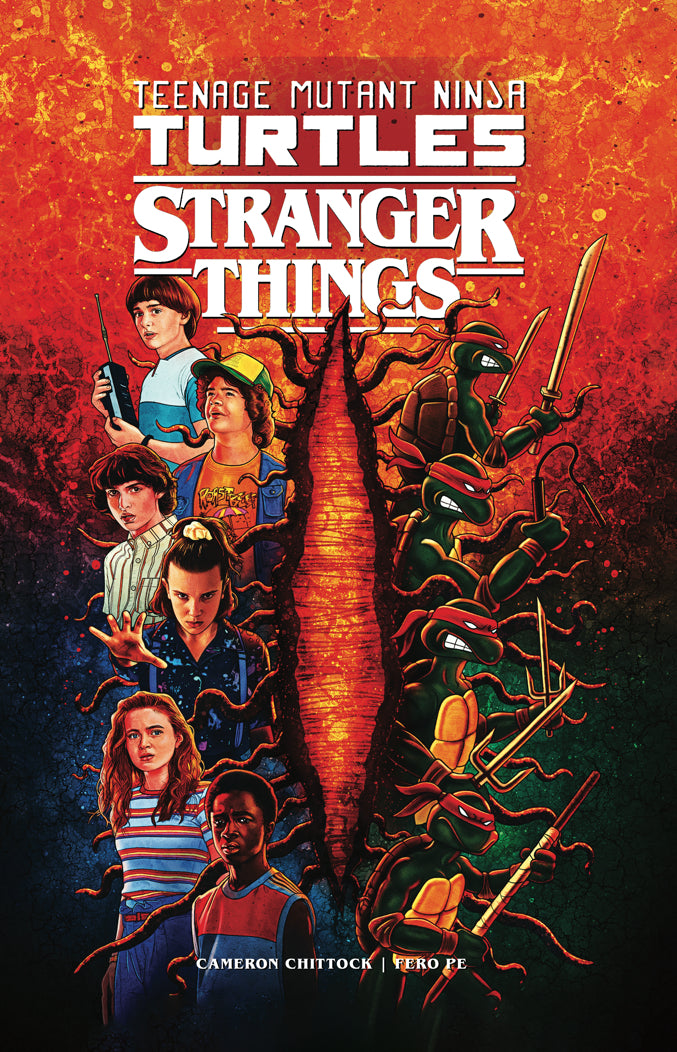 Teenage Mutant Ninja Turtles x Stranger Things - IDW Exclusive Hardcover