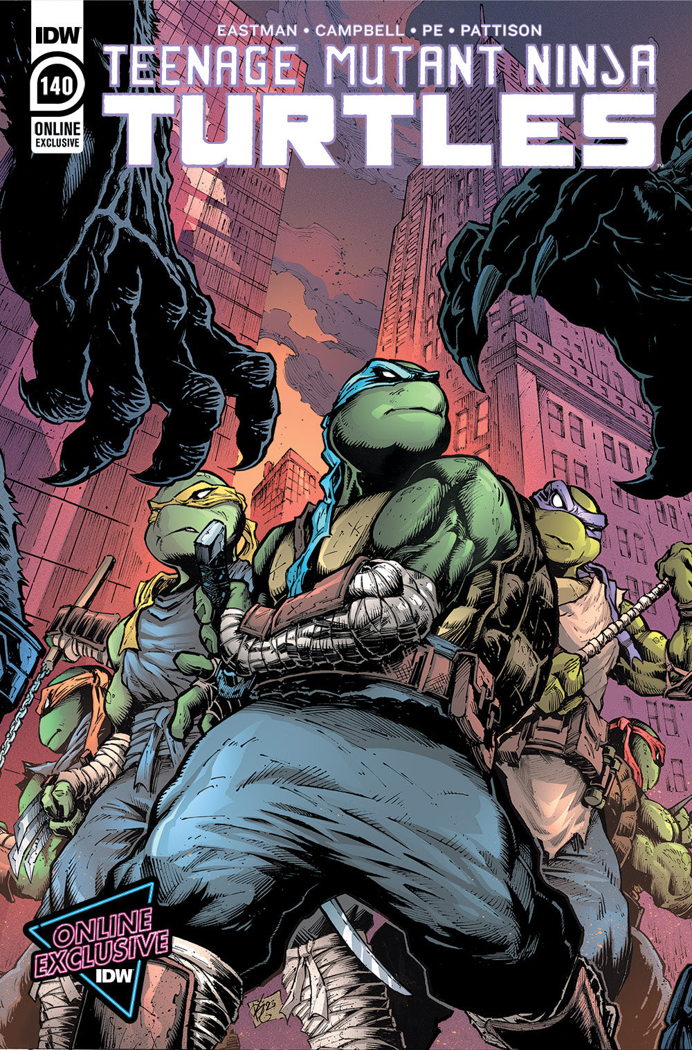 TMNT 140 2025 Online Exclusive IDW Publishing