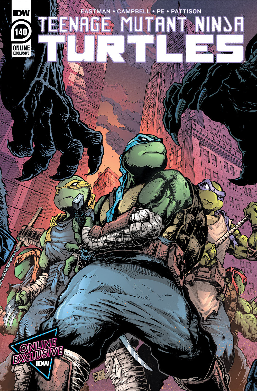 TMNT 140 2023 Online Exclusive IDW Publishing