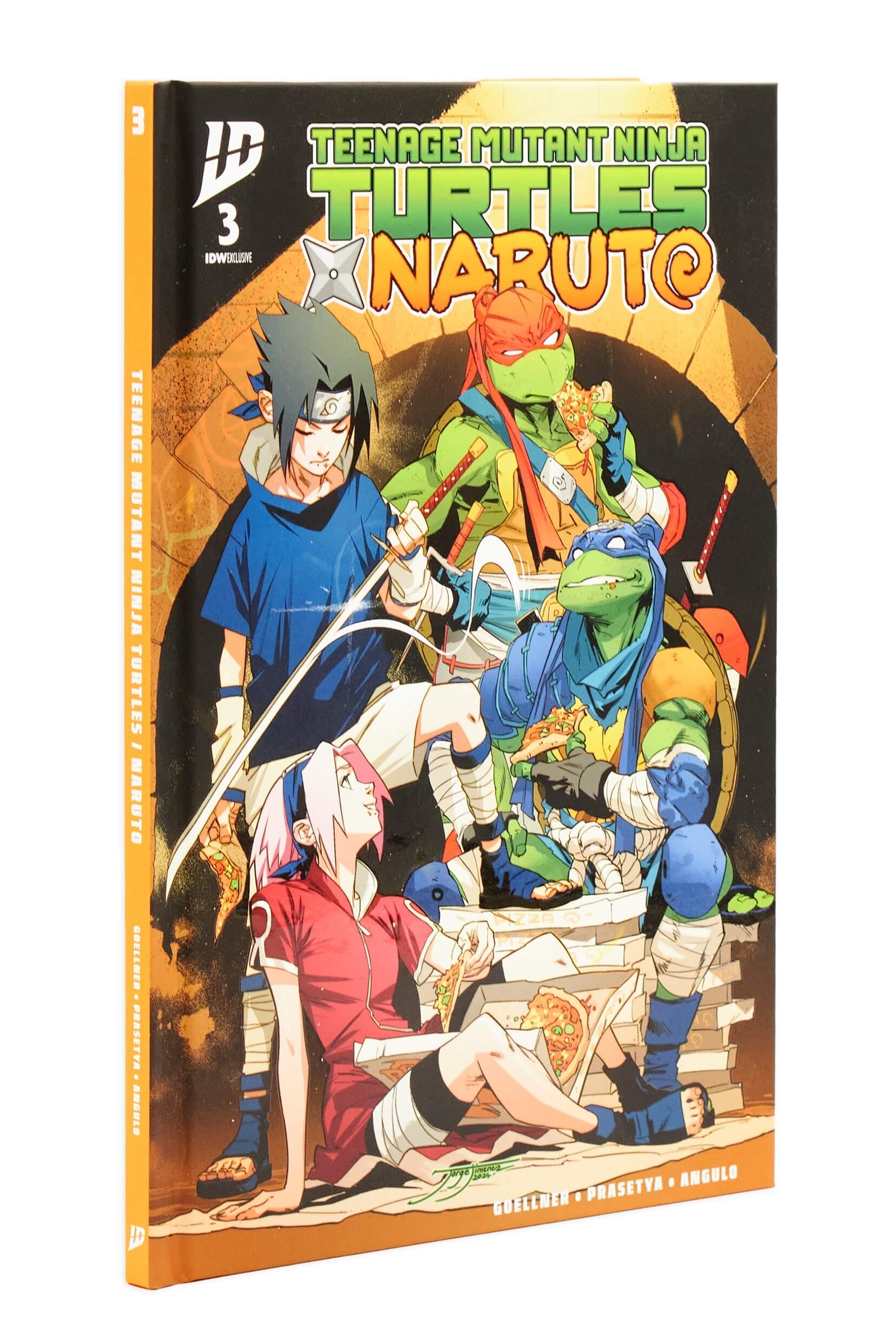 Teenage Mutant Ninja Turtles x NARUTO #3 - IDW Hardcover Exclusive
