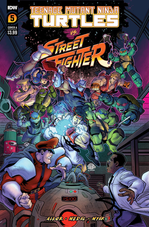 Teenage Mutant Ninja Turtles Vs. Street Fighter' Comic