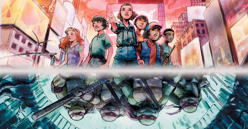 IDW Turns the Heroes in a Half Shell Upside Down with Teenage Mutant Ninja Turtles x Stranger Things Crossover