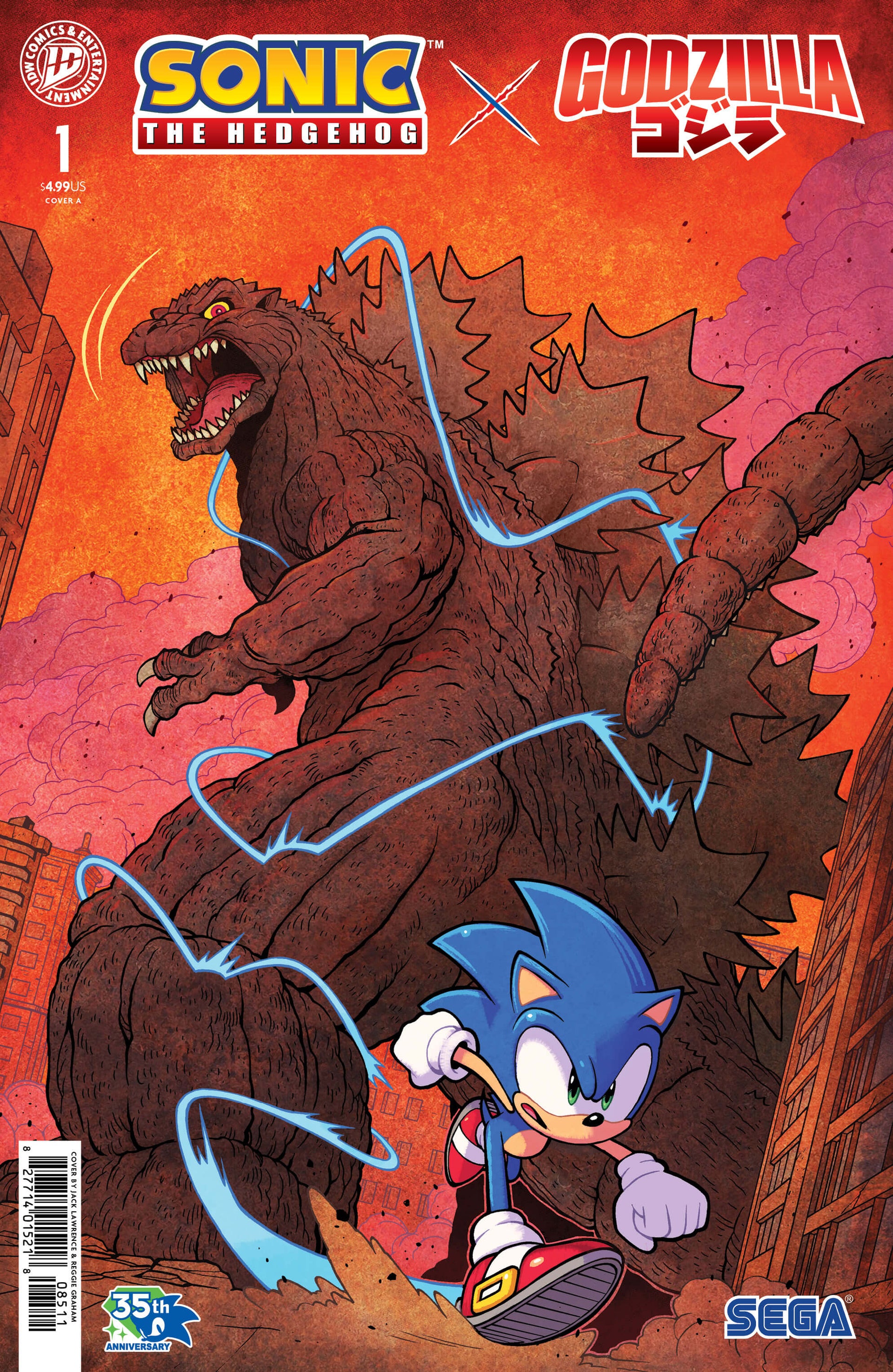 SONIC THE HEDGEHOG X GODZILLA' BRINGS THE POP CULTURE FRANCHISES TOGE