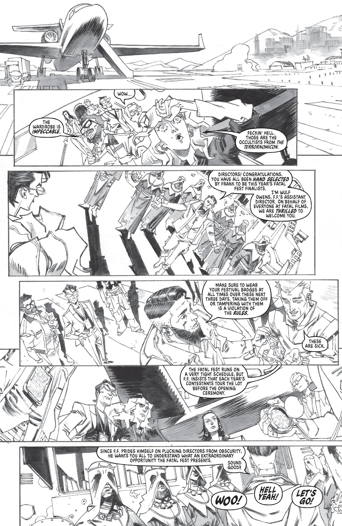 Fatal Fest #1 NYCC B&W Ashcan