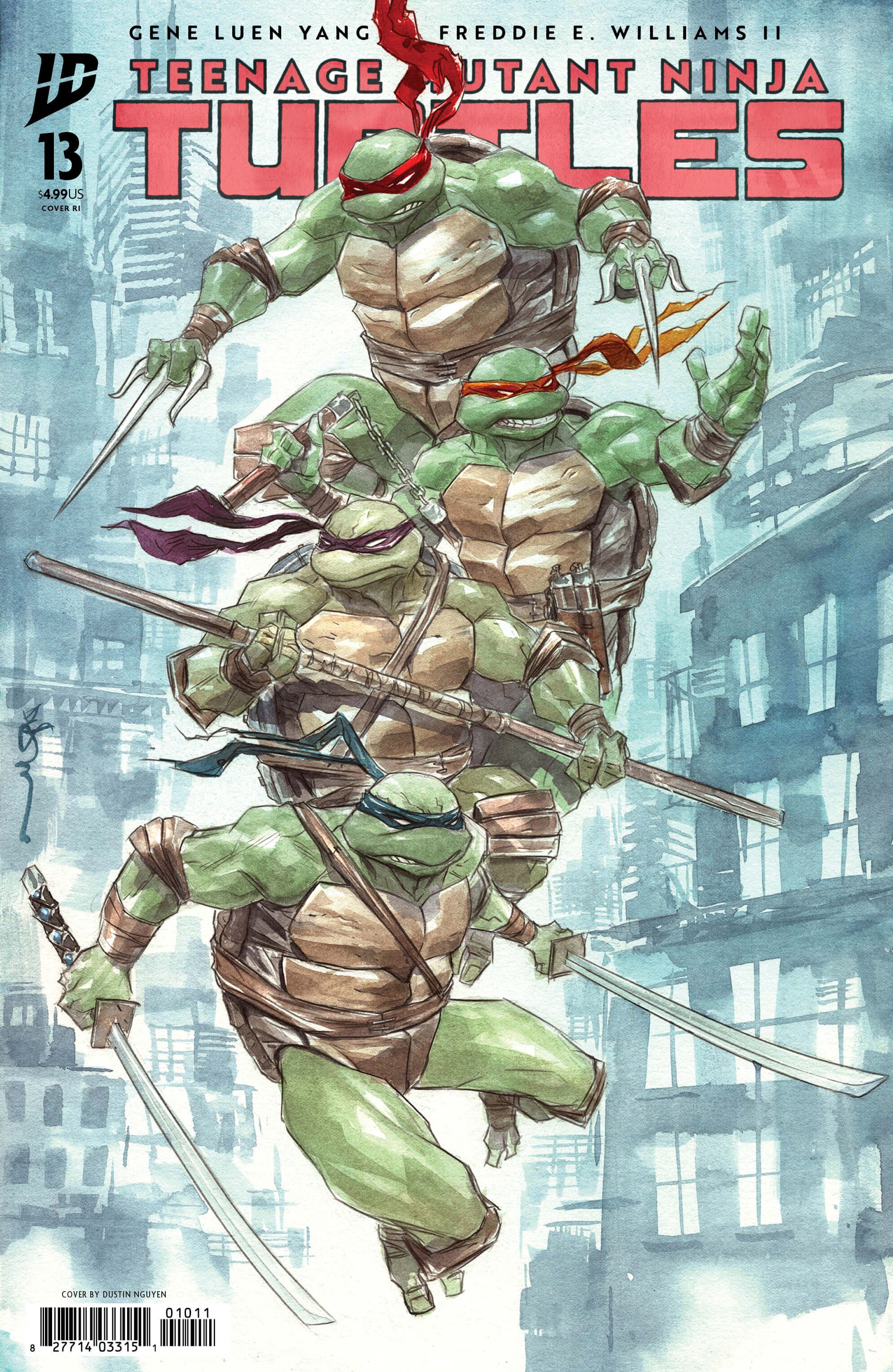 とかげページ Teenage Mutant Ninja Turtles #13 Variant RI (100) (Nguyen)