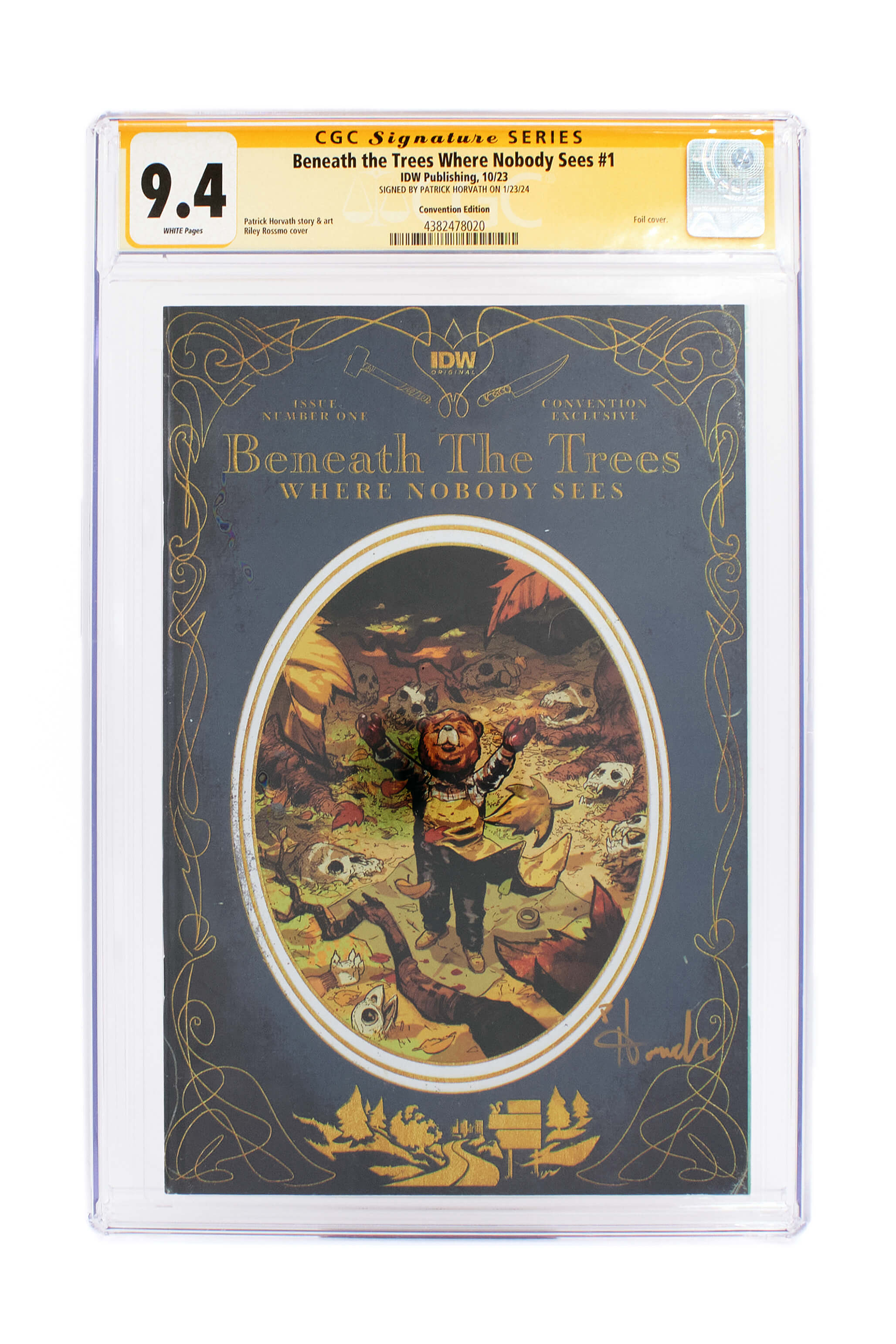 Beneath the Trees Where Nobody Sees #1 Convention Foil Exclusive - Signed and CGC Graded