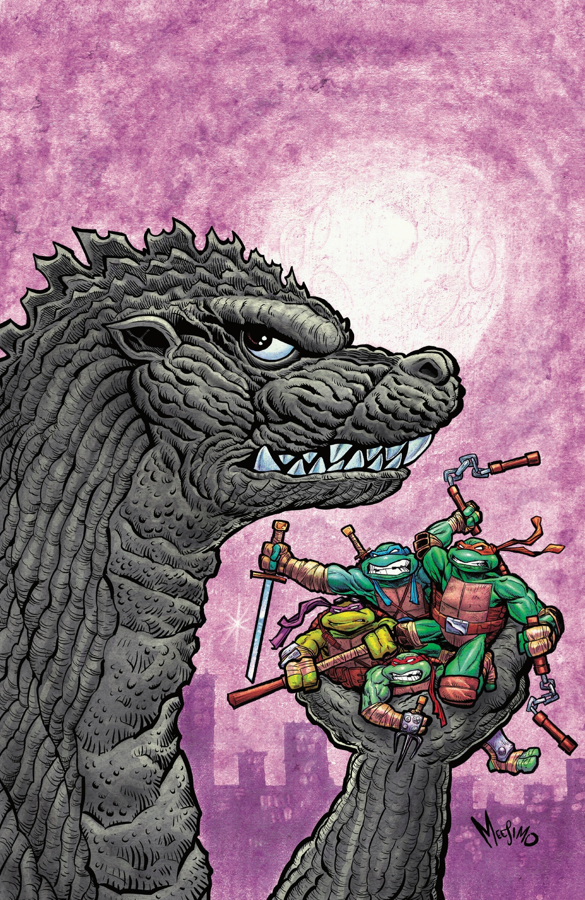 Teenage Mutant Ninja Turtles x Godzilla #2 - IDW Exclusive