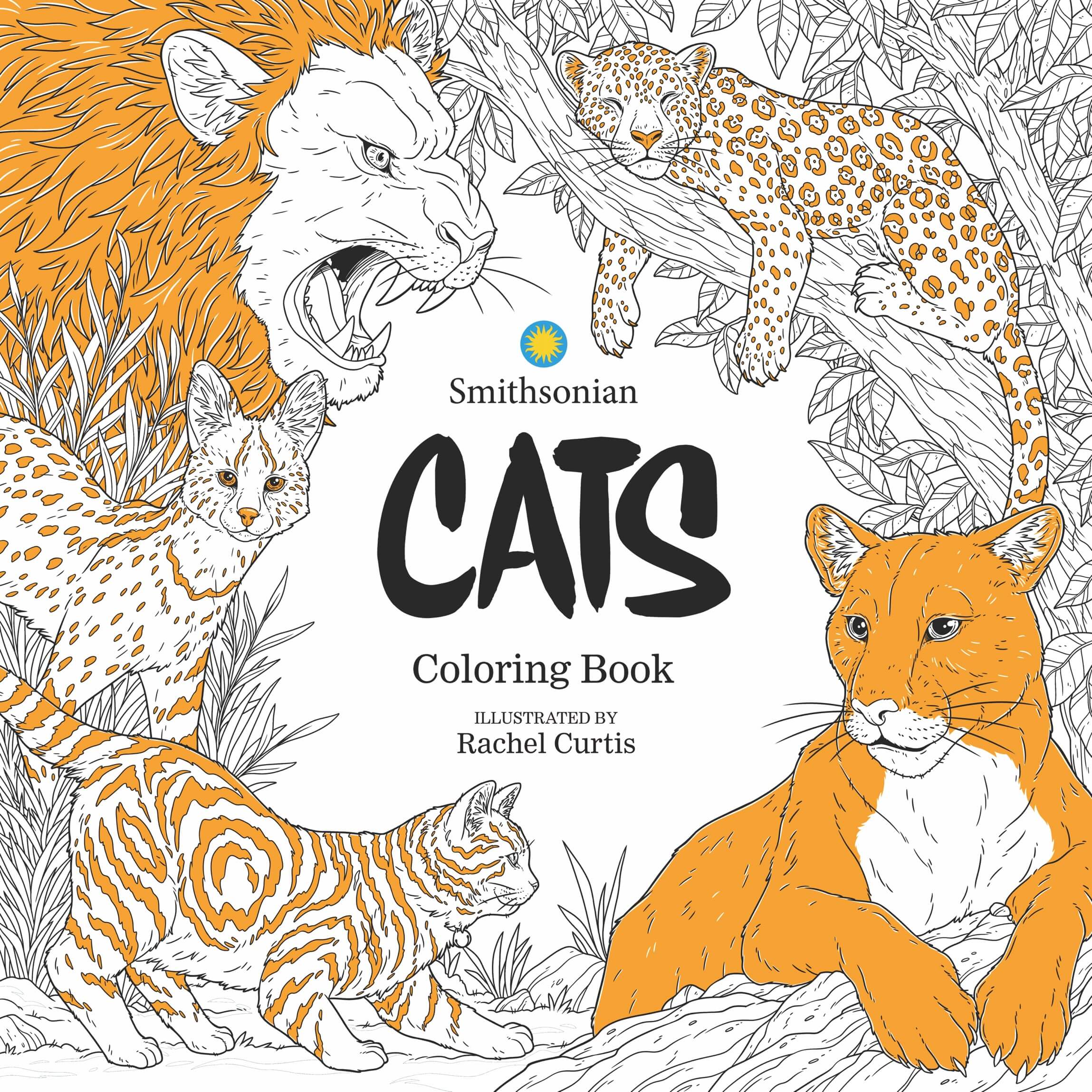 Cats: A Smithsonian Coloring Book