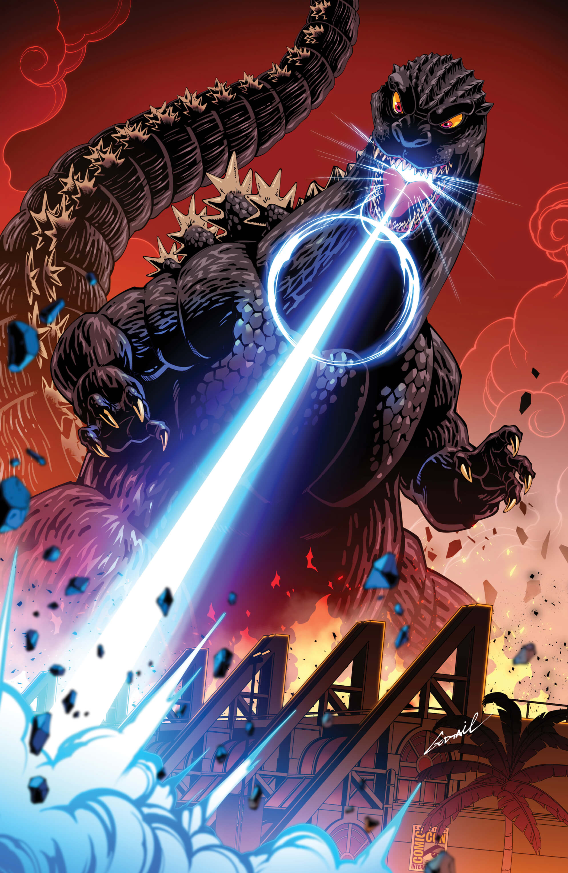 Godzilla Vs. America: San Diego - IDW SDCC Exclusive