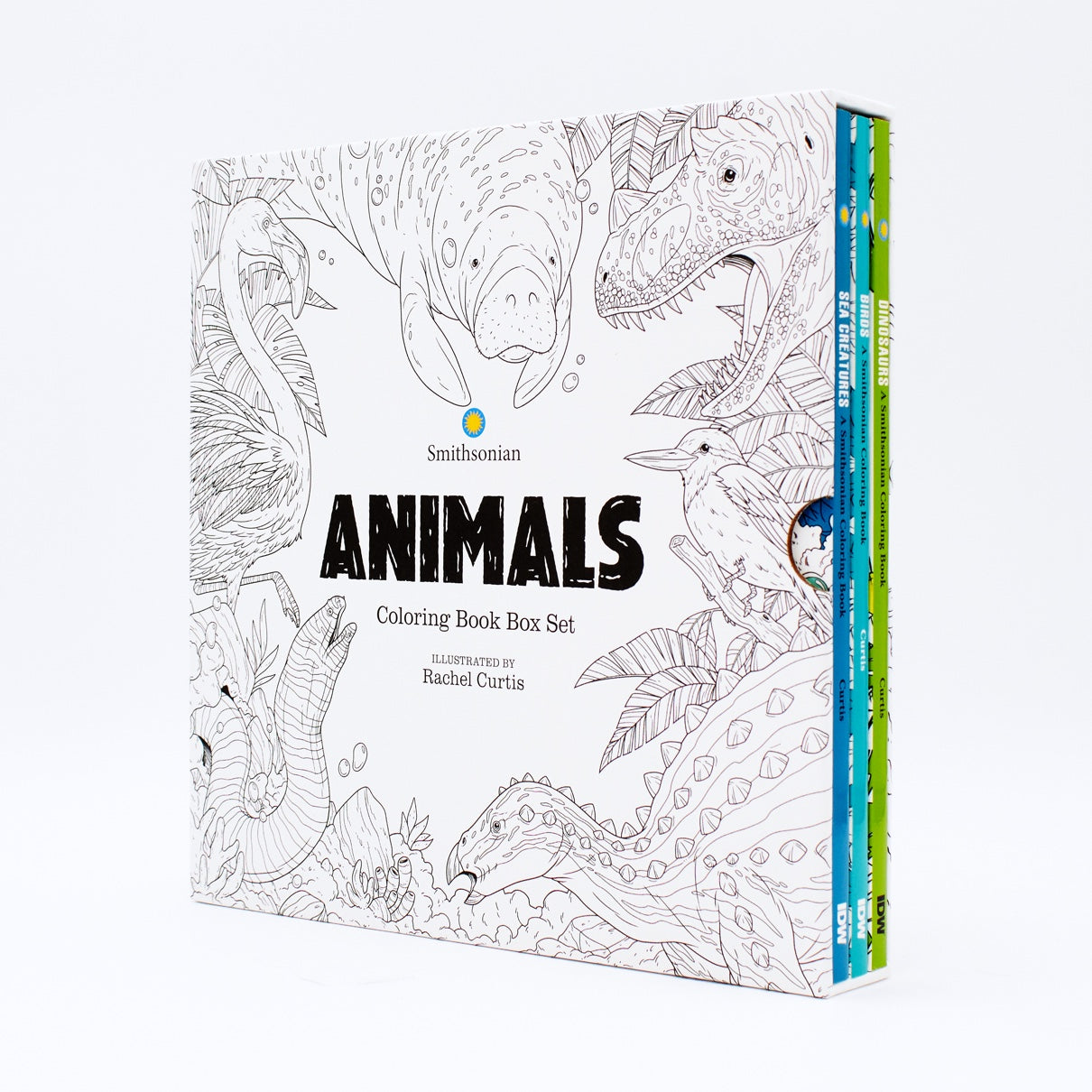 Animals: A Smithsonian Coloring Book Slipcase - IDW Exclusive