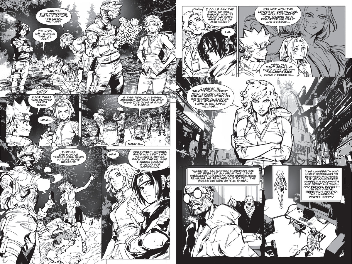 Naruto x Teenage Mutant Ninja Turtles--Manga Style Edition