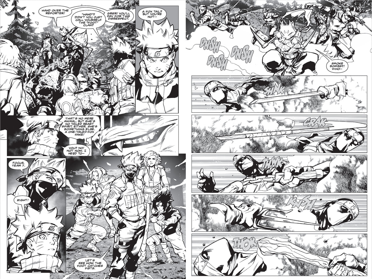 Naruto x Teenage Mutant Ninja Turtles--Manga Style Edition