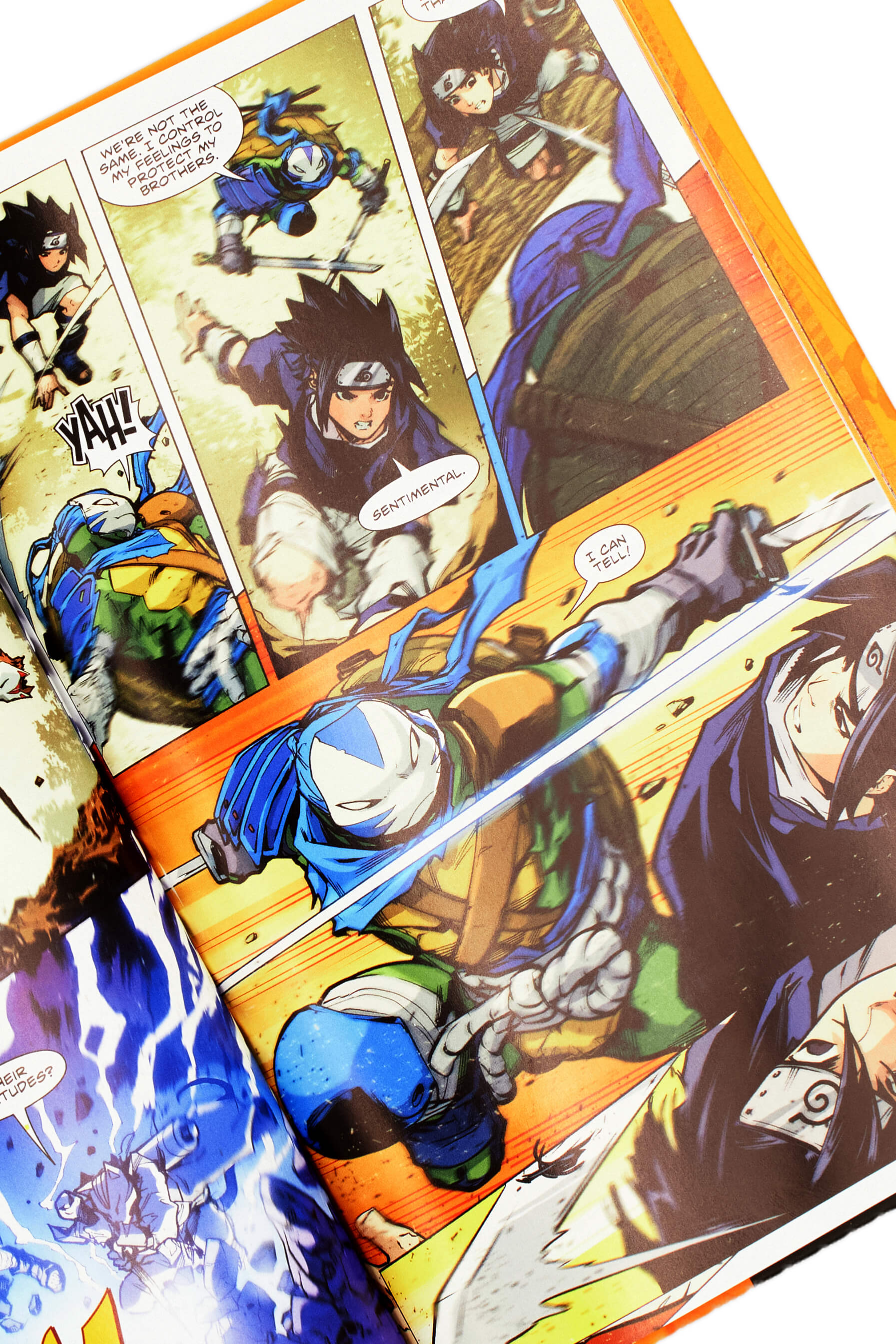 Teenage Mutant Ninja Turtles x Naruto #1 - IDW Hardcover Exclusive