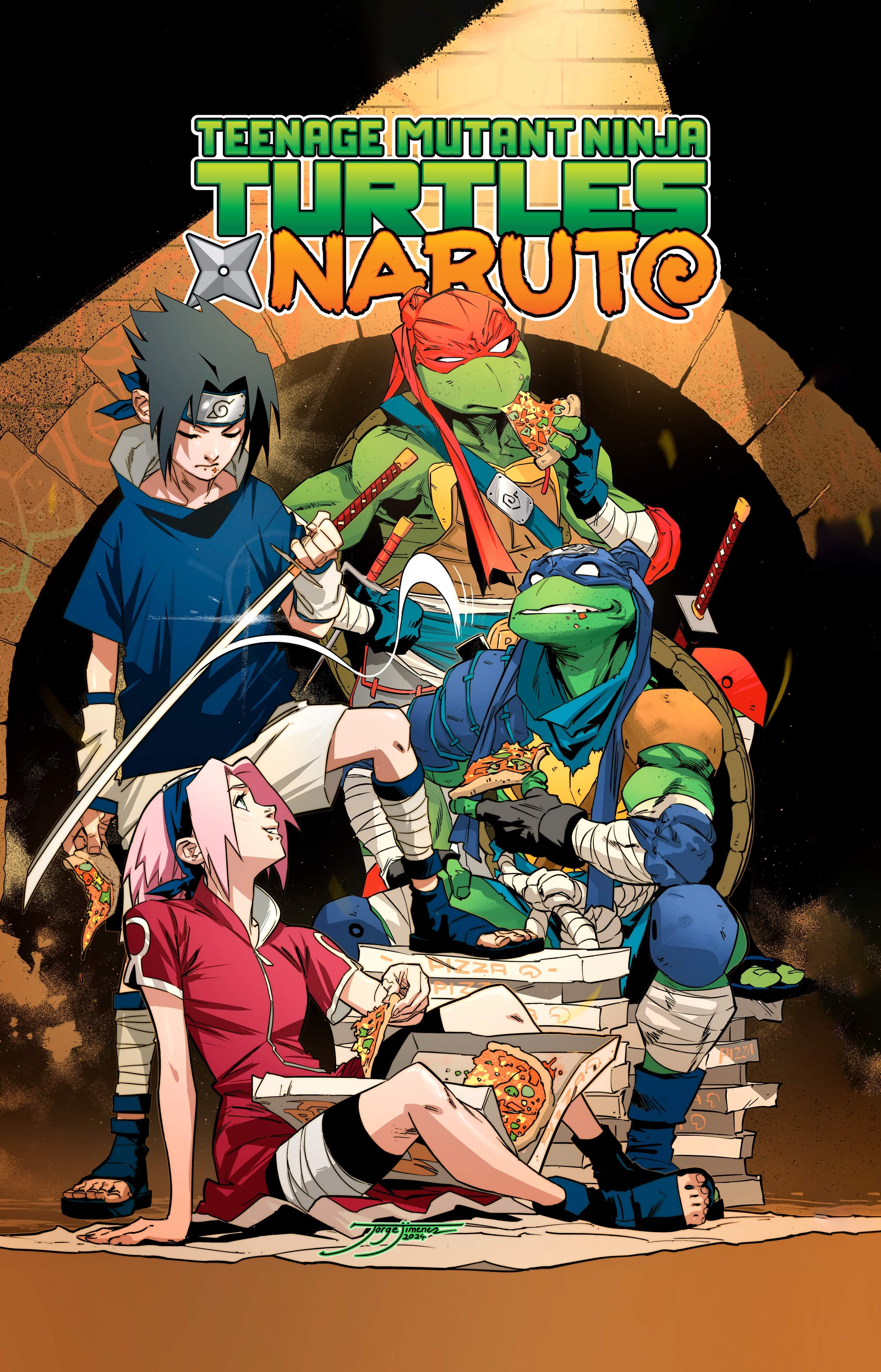 Teenage Mutant Ninja Turtles x Naruto #3 - IDW Hardcover Exclusive