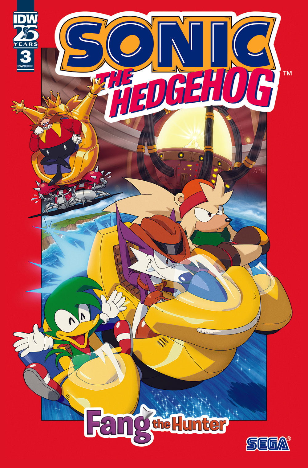 Pre-Order: Sonic the Hedgehog: Fang the Hunter #3 - IDW Foil Exclusive