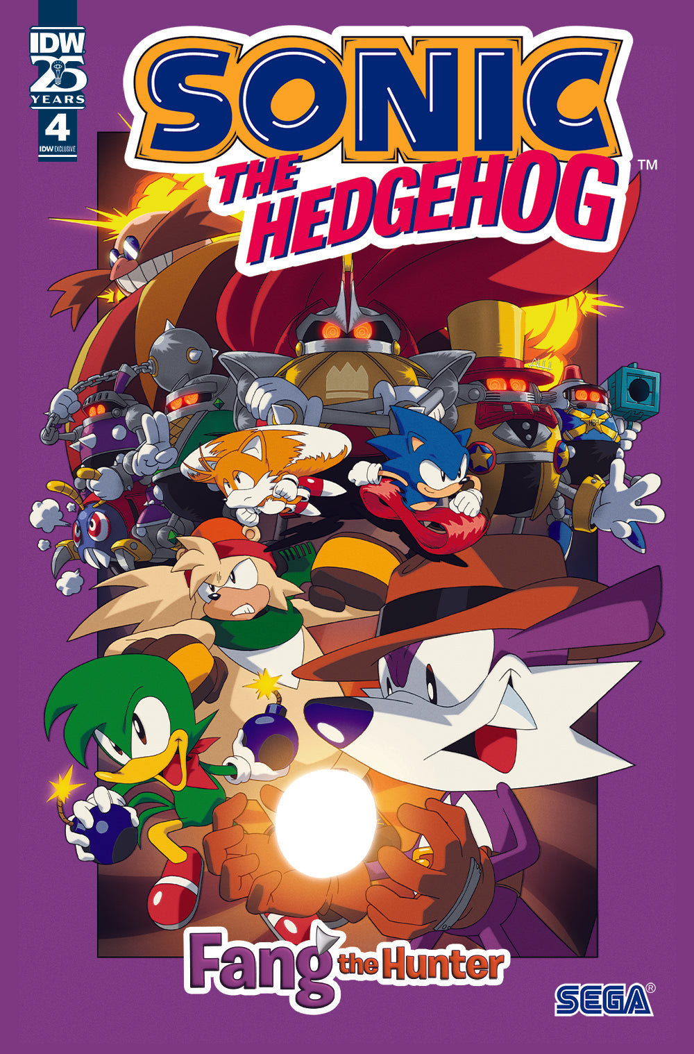 Sonic the Hedgehog: Fang the Hunter #4 - IDW Foil Exclusive