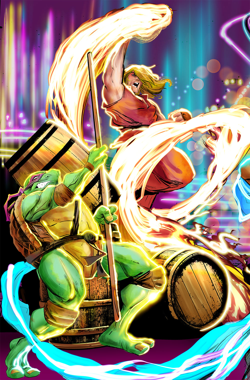 Teenage Mutant Ninja Turtles Vs. Street Fighter #3 - 2023 Online Exclusive