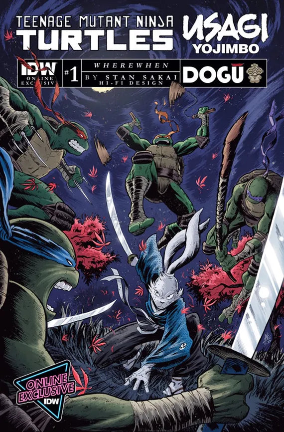 Teenage Mutant Ninja Turtles/Usagi Yojimbo: WhereWhen #1 - 2023 Online Exclusive